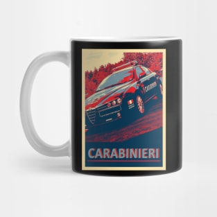 Carabinieri, police car Mug